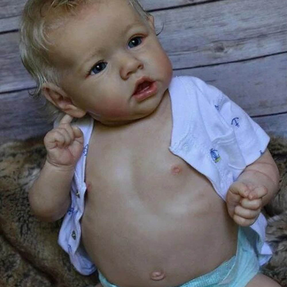 22" Saskia Boy George Reborn Baby Doll