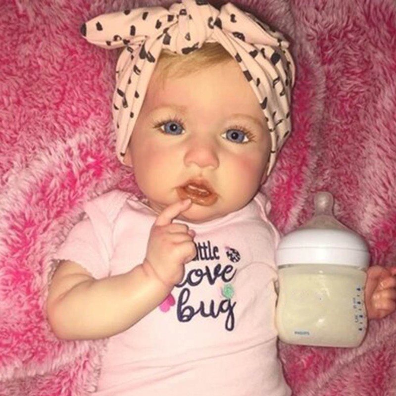 17'' Piedra Truly Reborn Baby Gril Doll