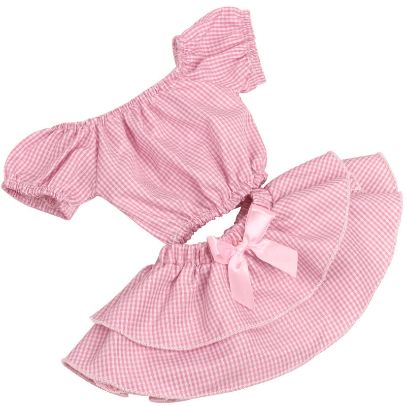 18 inch American Girl Multicolor Plaid Suit Skirt