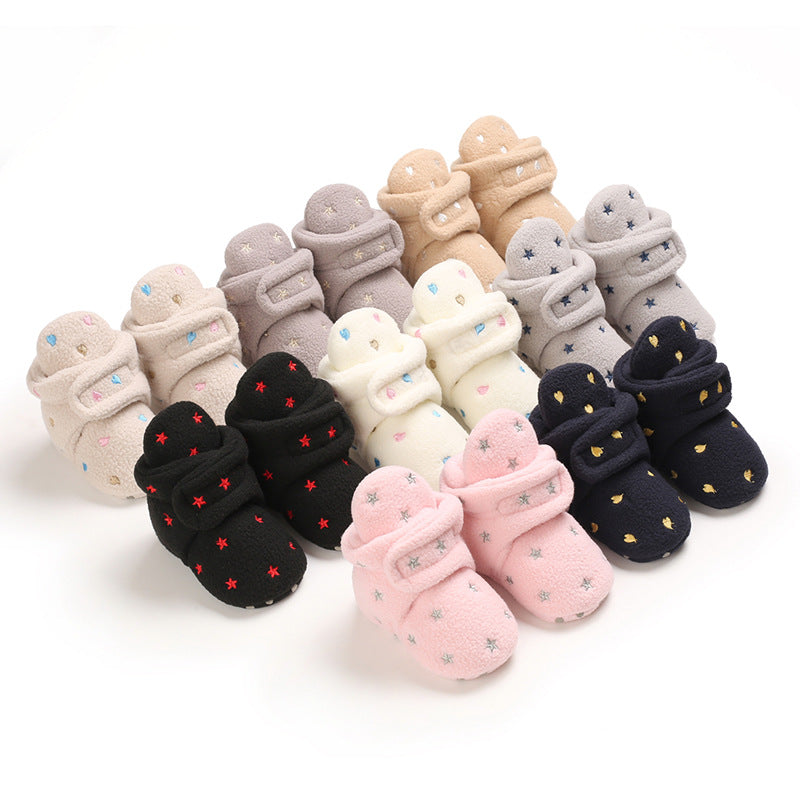 Cute Plush Soft Soles Shoes for 20-24 Inches Reborn Dolls