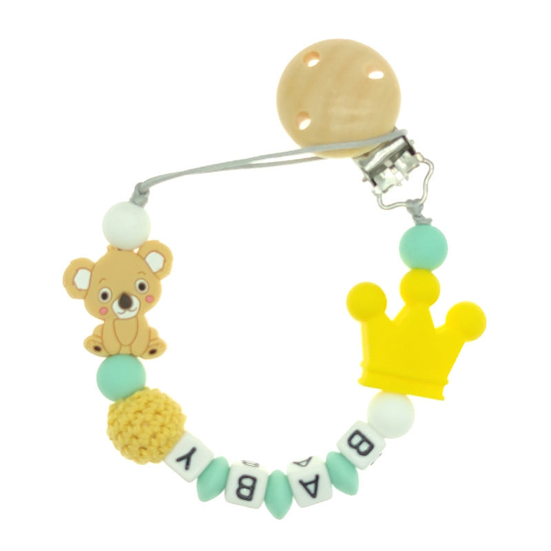 Cute Multicolor Silicone Pacifier Chain