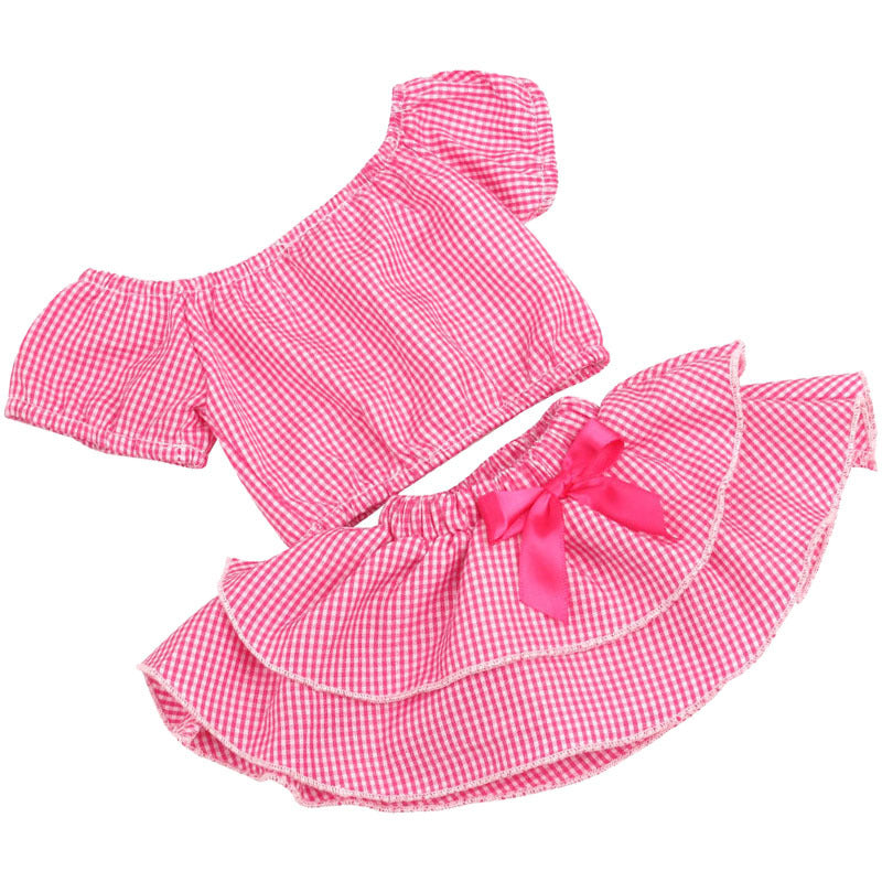 18 inch American Girl Multicolor Plaid Suit Skirt