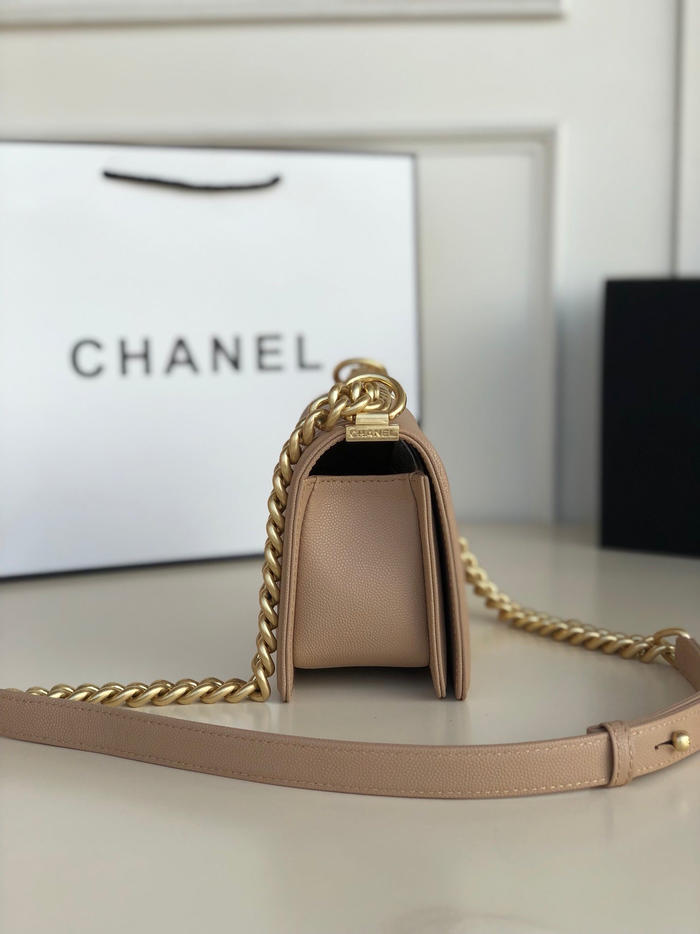Chanel Boy Bag Caviar 20cm