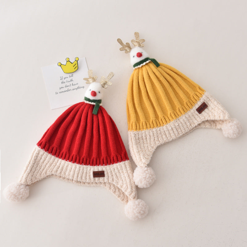 Cute Elk Christmas Hats for 20-23 Inches Reborn Dolls