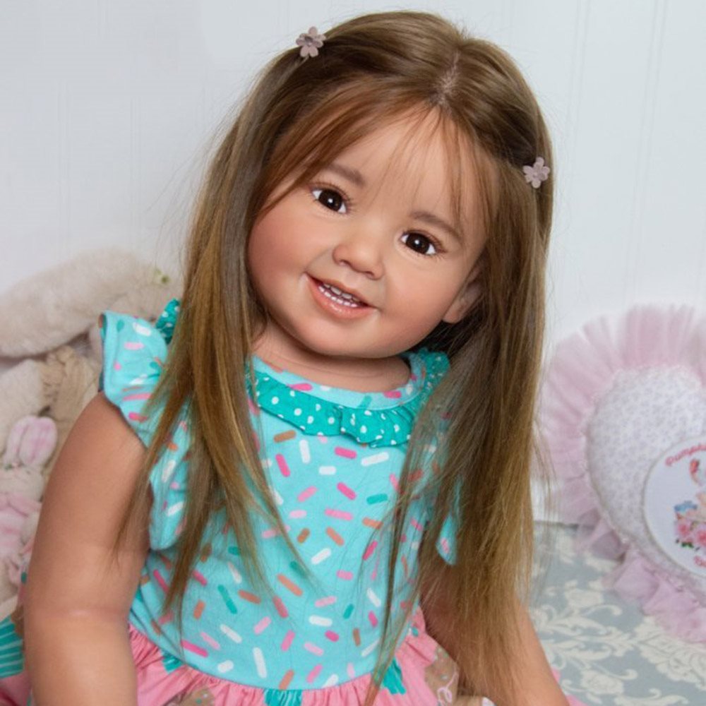 19 inch sweet Christian reborn baby doll