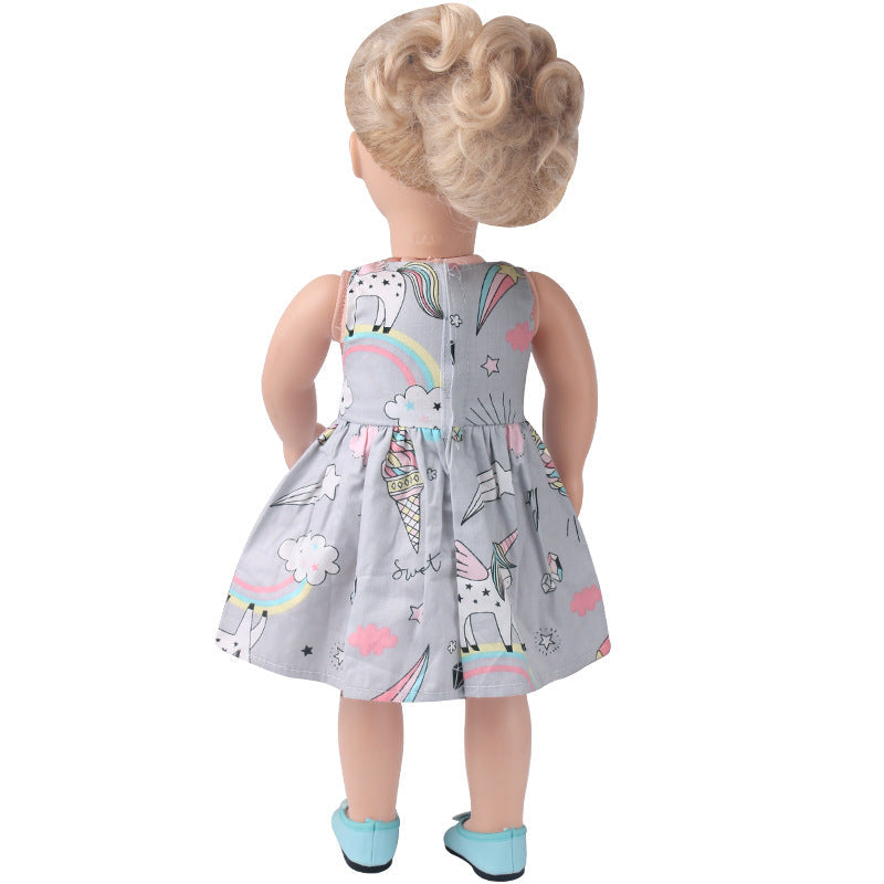 18 inch American Girl Floral Dress