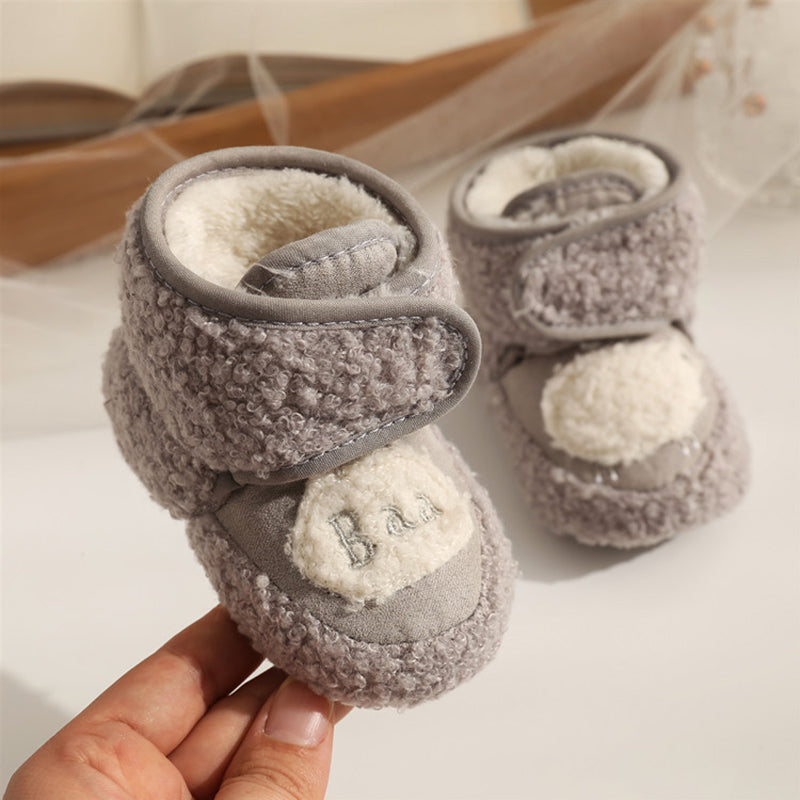 Lovely Plush Soft Soles Shoes for 20-24 Inches Reborn Dolls