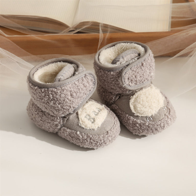 Lovely Plush Soft Soles Shoes for 20-24 Inches Reborn Dolls