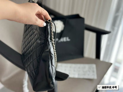 Chanel Classic 31 Black Tote Bag 36x30cm