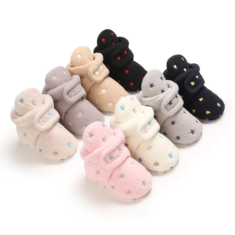 Cute Plush Soft Soles Shoes for 20-24 Inches Reborn Dolls