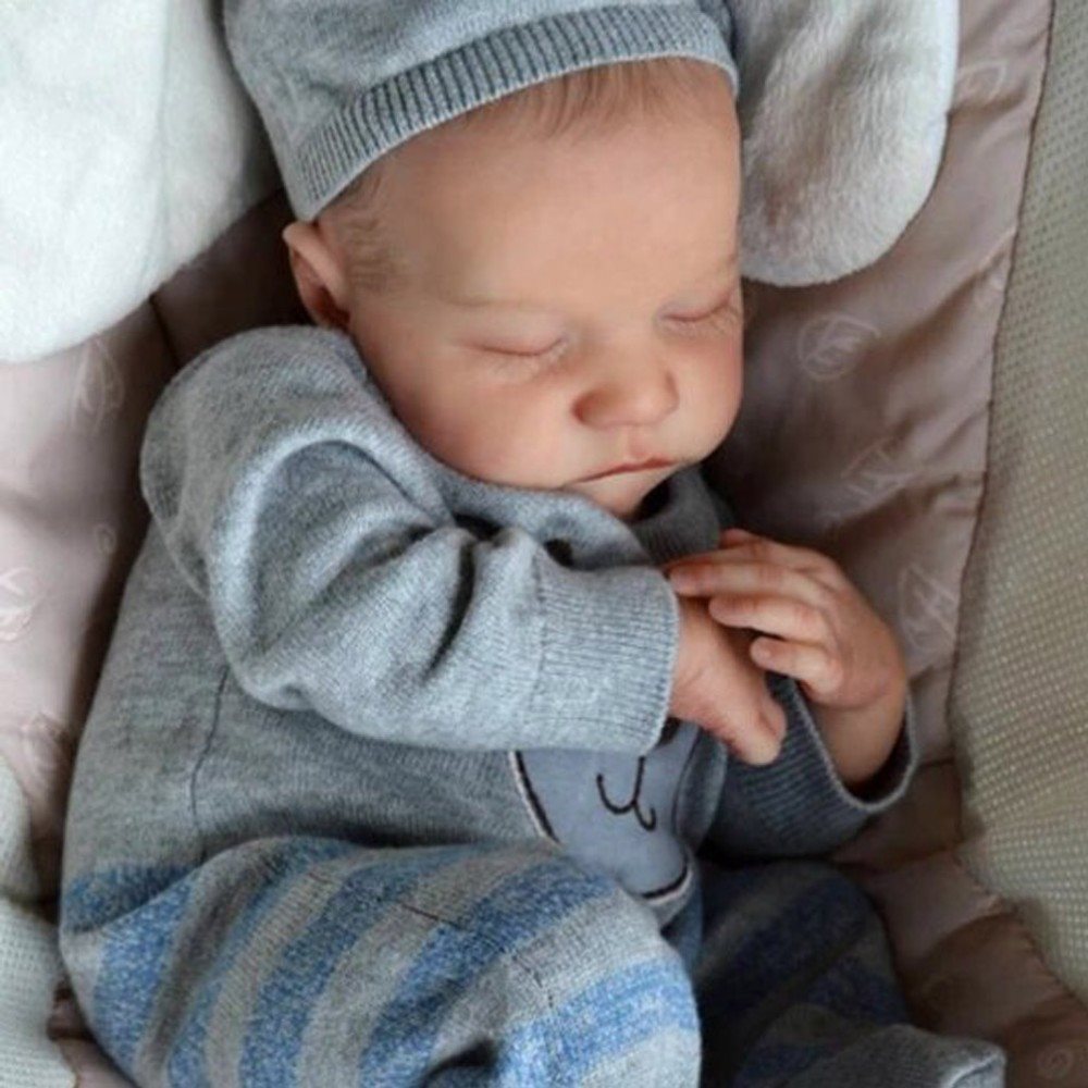 22'' Real Lifelike Carley Reborn Doll Boy-Levi Series