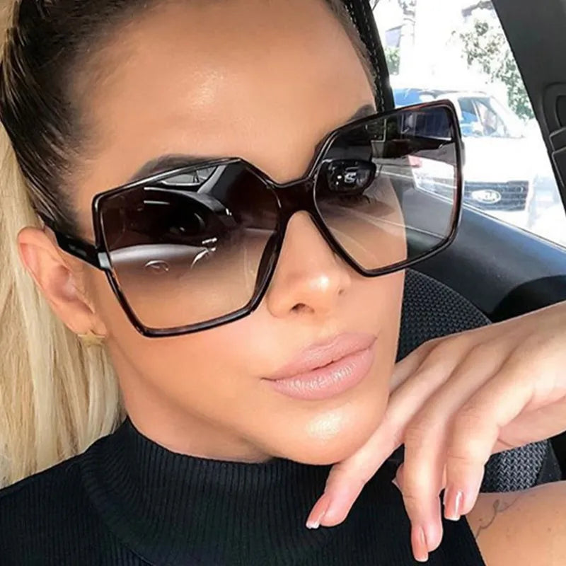 Fashion Style Unisex Adult Women/Men's Resin Poly Carbonate Wrap Shape Sunglasses