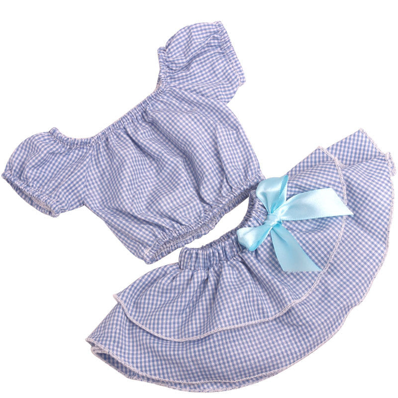 18 inch American Girl Multicolor Plaid Suit Skirt