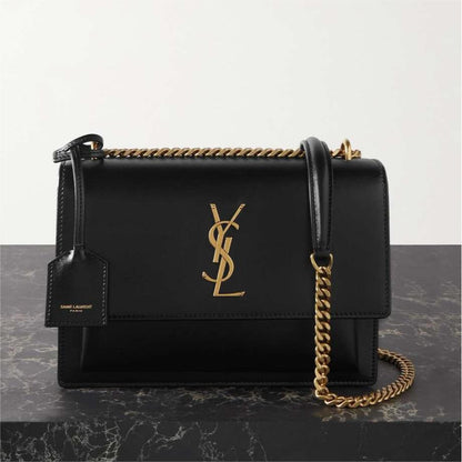 SAINT LAURENT Sunset medium leather shoulder bag
