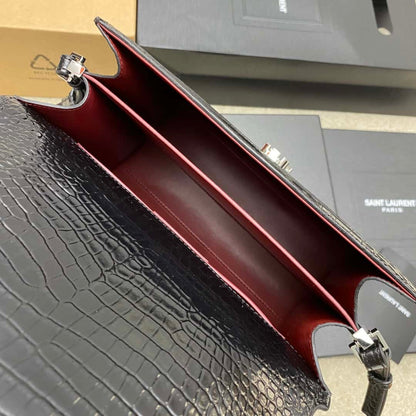 Authentic Saint Laurent CASSANDRA Top Handle Bag 578000  24×20x11cm
