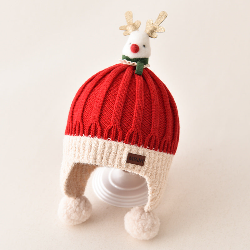 Cute Elk Christmas Hats for 20-23 Inches Reborn Dolls
