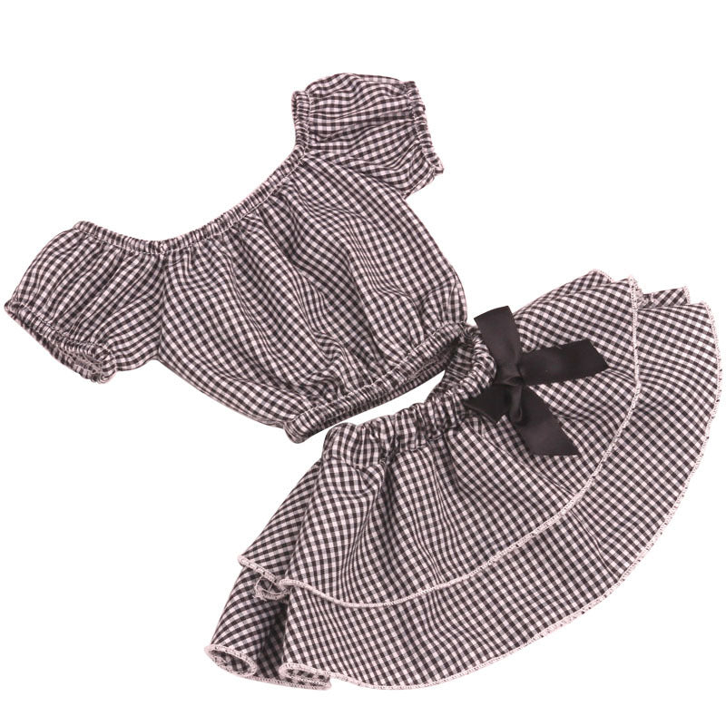 18 inch American Girl Multicolor Plaid Suit Skirt