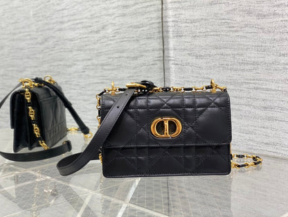 Dior Miss Caro Bag Macrocannage Lambskin Bag - 19 x 13 x 5.5 cm